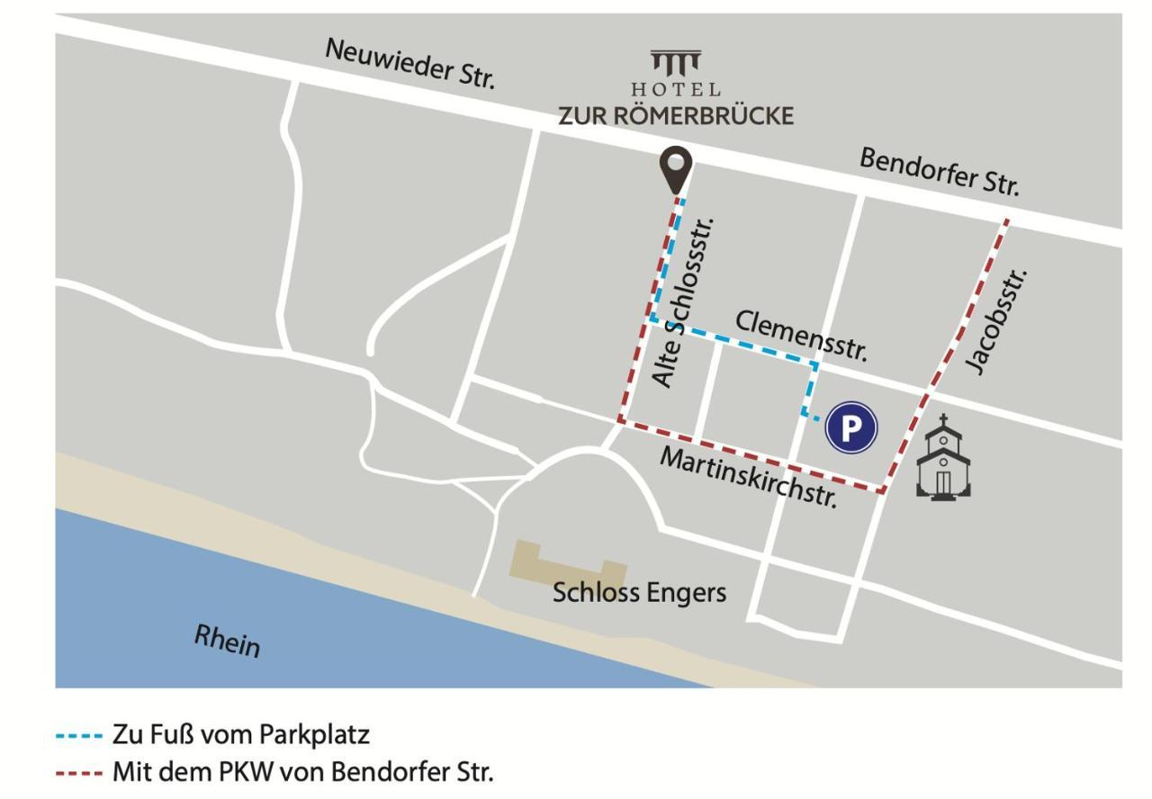 Hotel Zur Roemerbruecke Neuwied Exterior foto
